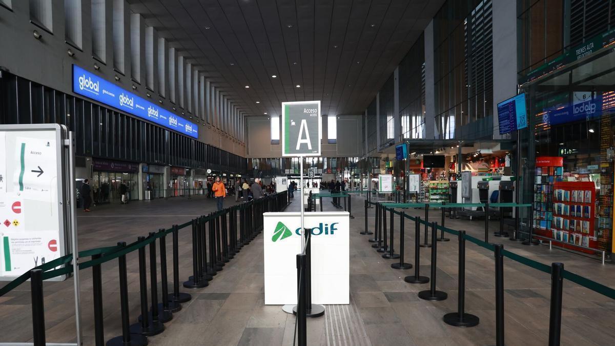 Estación de Santa Justa.