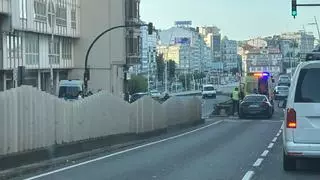 Un herido grave al ser atropellado al inicio de Alfonso Molina, en A Coruña