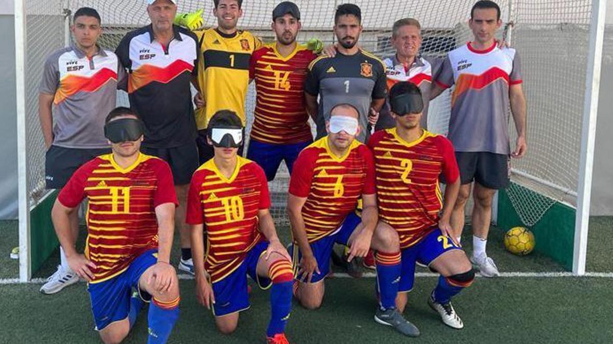 La selección española de fútbol ciegos desciende de categoría