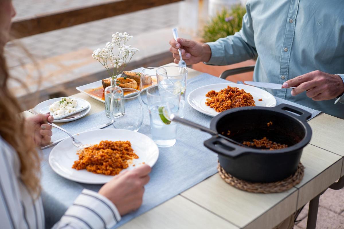 Arroz caldero, típico de las zonas de Cartagena y el Mar Menor.