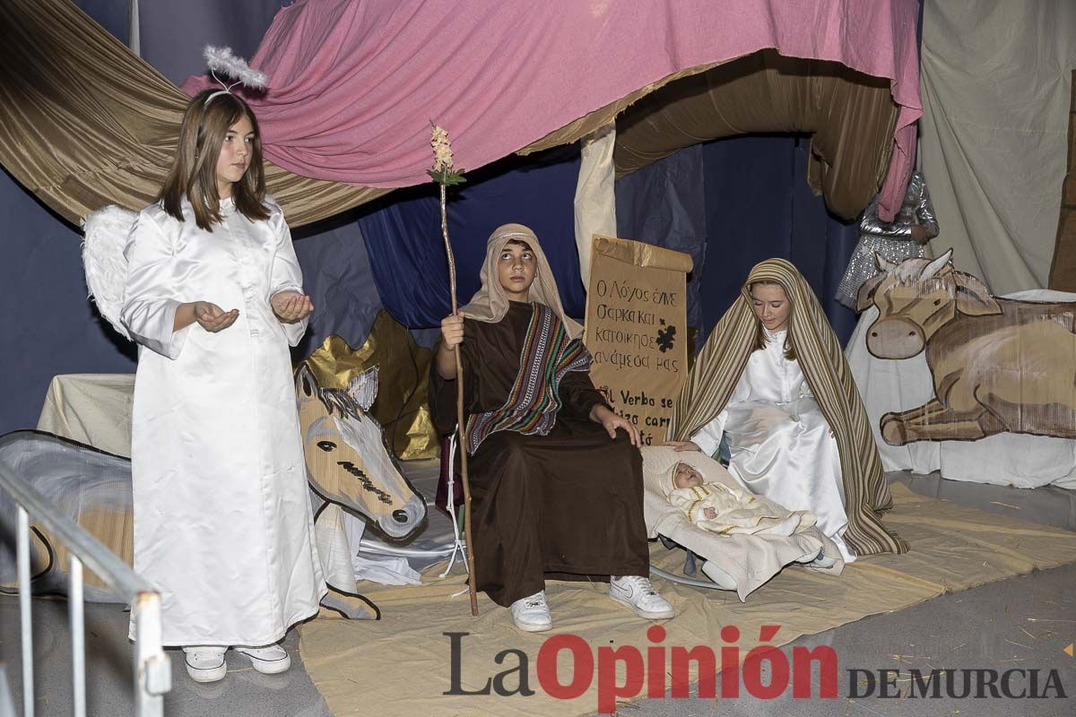 Así es el Belén viviente que ha organizado el colegio de La Consolación en Caravaca