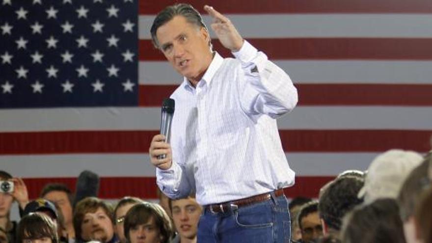 El candidato republicano Mitt Romney.