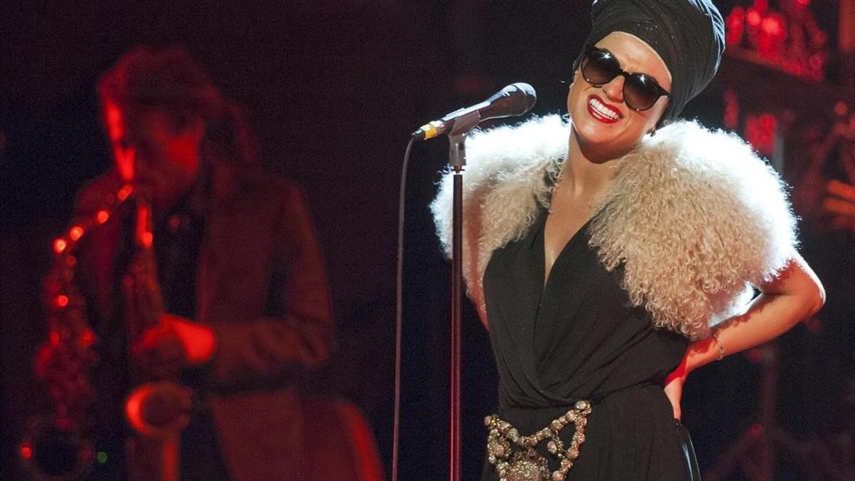 Melody Gardot, en un concierto en el Palau de la Música en el 2012.