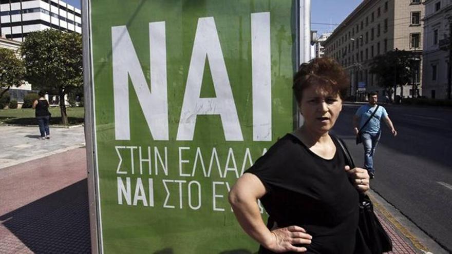 Mínima ventaja del &#039;sí&#039; en el último sondeo sobre el referéndum de Grecia