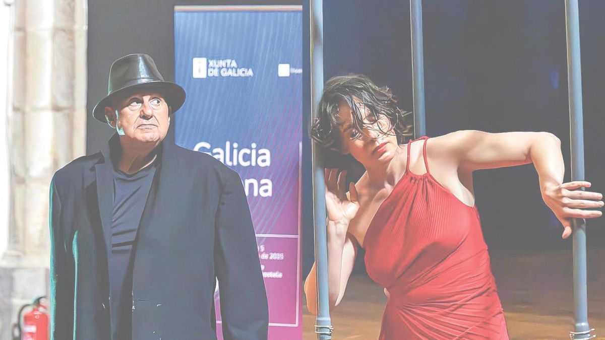 Antón Reixa y Kirenia M. Acosta, en ‘Cicatriz’