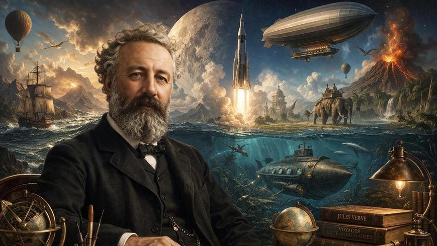 Julio Verne, escritor: “Cualquier cosa que un hombre pueda imaginar, otros hombres pueden hacerla realidad”