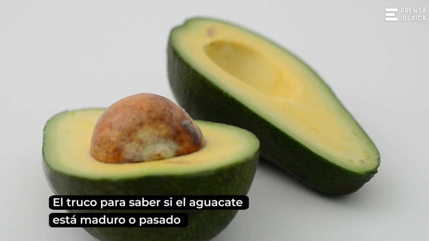 El truco para saber si el aguacate está maduro