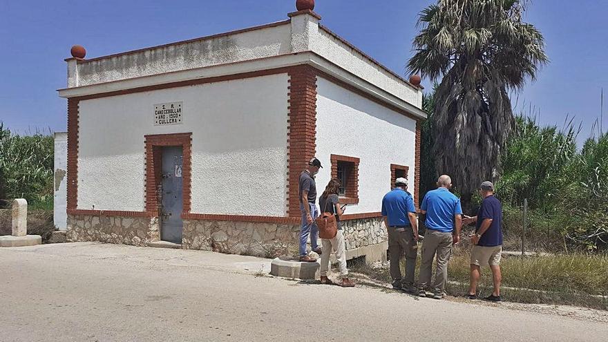 Visita del Comisario de Aguas de la Confederación Hidrográfica del Júcar, Miguel Polo, a Fortaleny.