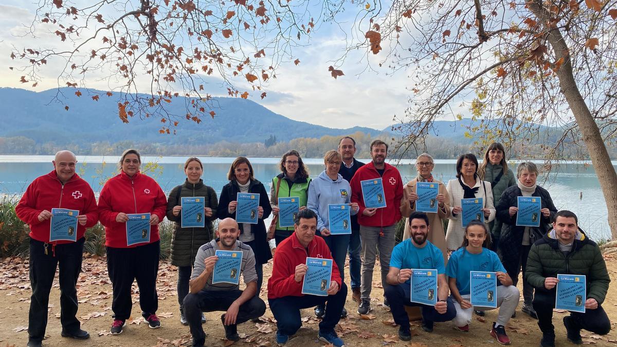 Banyoles presenta els actes en suport a la Marató de TV3 dedicada a les malalties cardiovasculars.