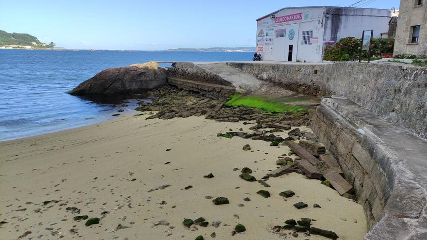 El Club do Mar Bueu urge a Costas y Portos garantizar la seguridad en Pescadoira