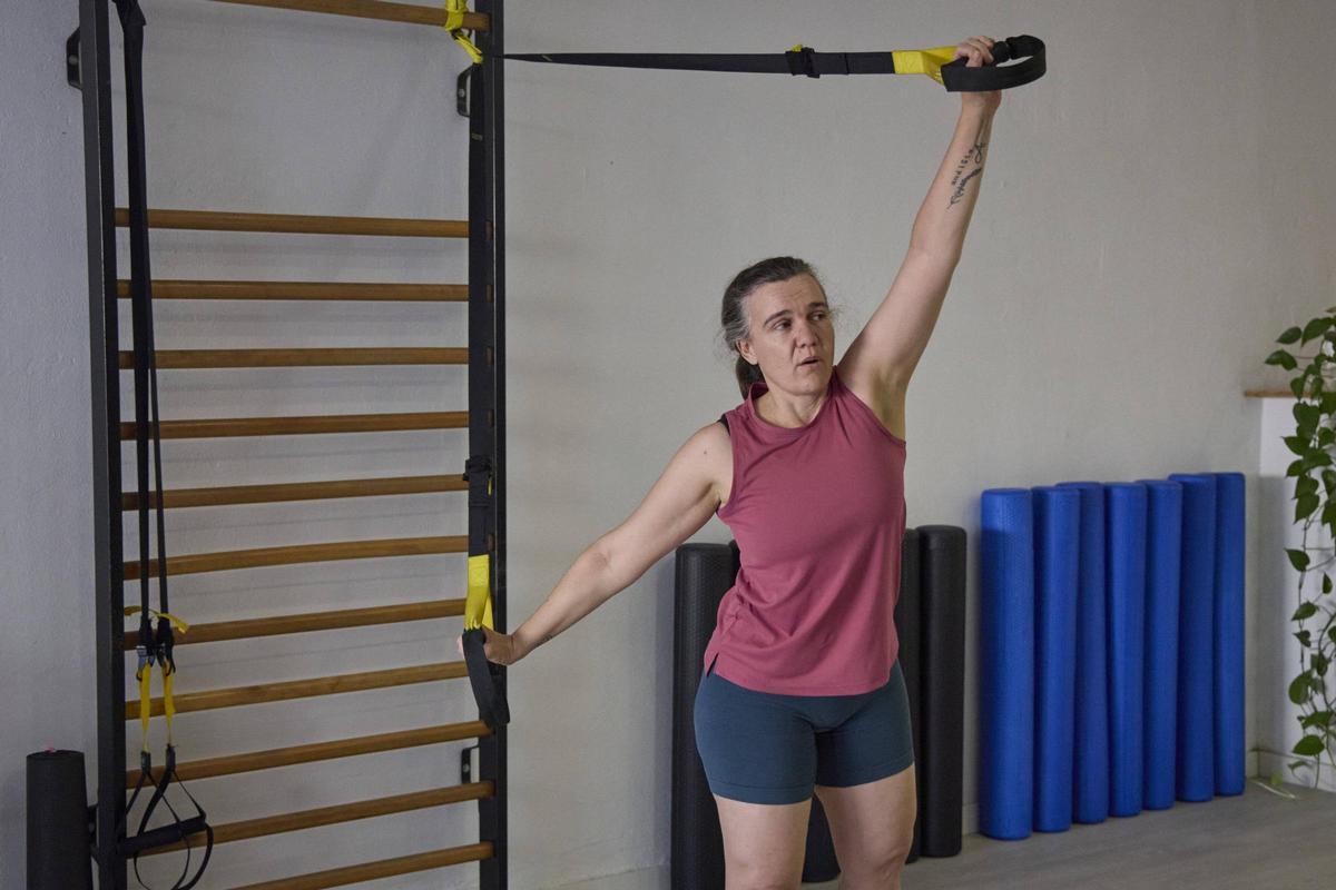 Imatge dels entrenaments al centre Entrenament en femení