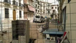 Las obras de la calle Río de Priego de Córdoba estarán en el plazo previsto