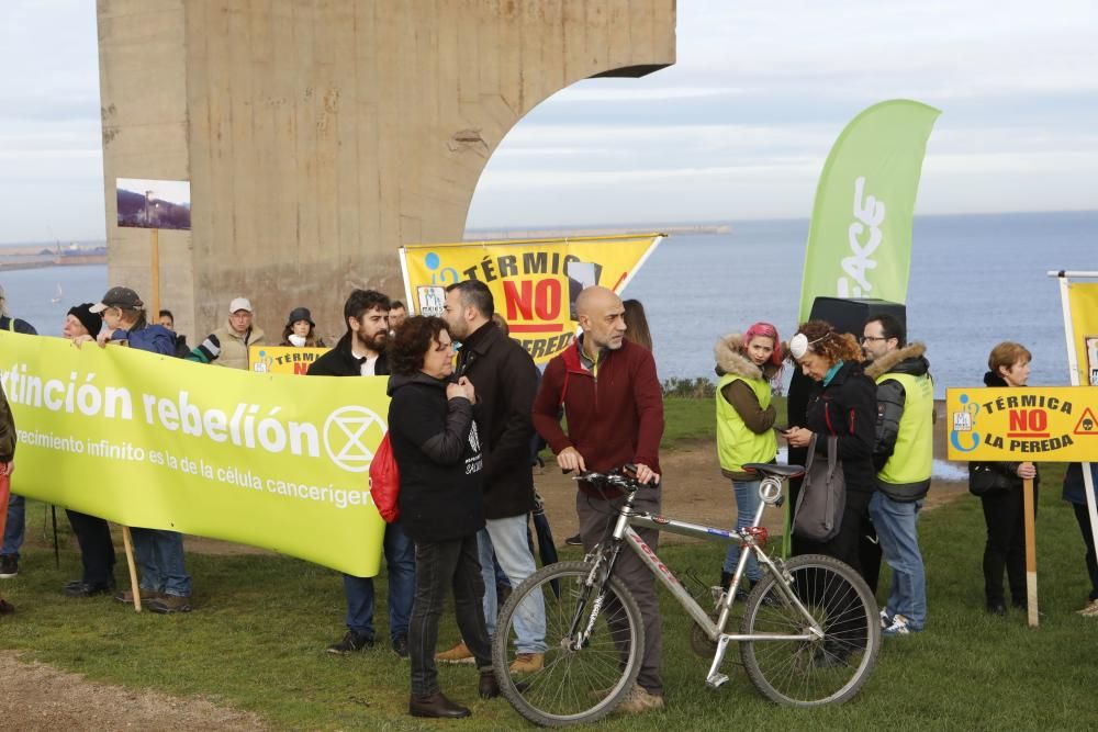 Manifestación "Asturies, un futuro sin carbón" de colectivos ecologistas.