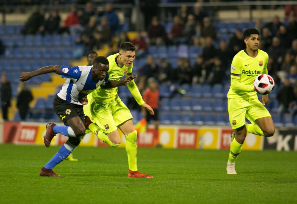 El Hércules recupera sus señas de identidad ante el Barça B