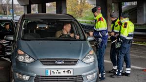 Imagen de control de Mossos de droga y alcohol