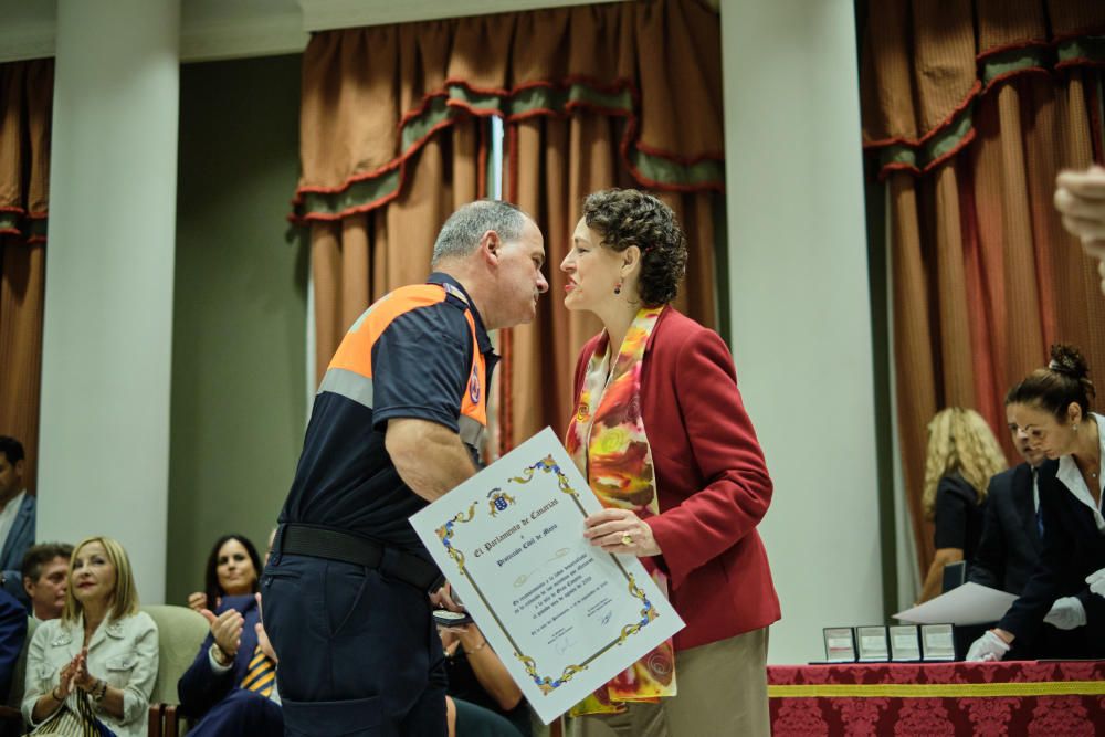 Incendios en Gran Canaria, homenaje a los 'héroes'