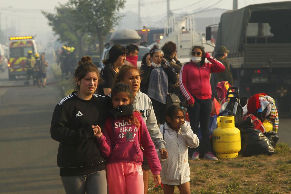 Incendio en Valparaíso (Chile)