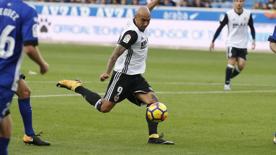 Simone Zaza, contra el Alavés.