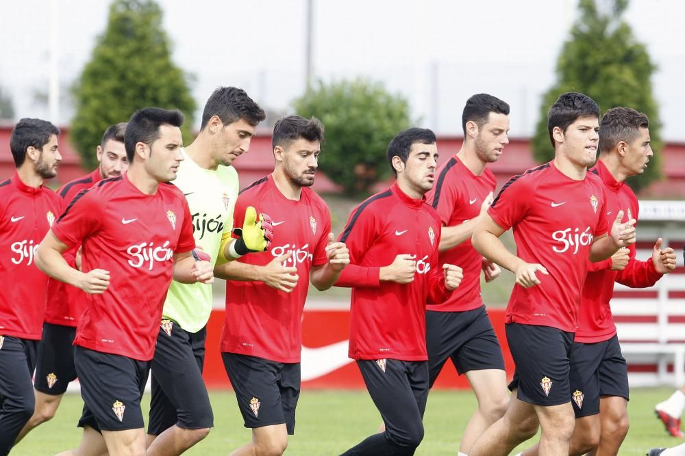 Entrenamiento del Sporting