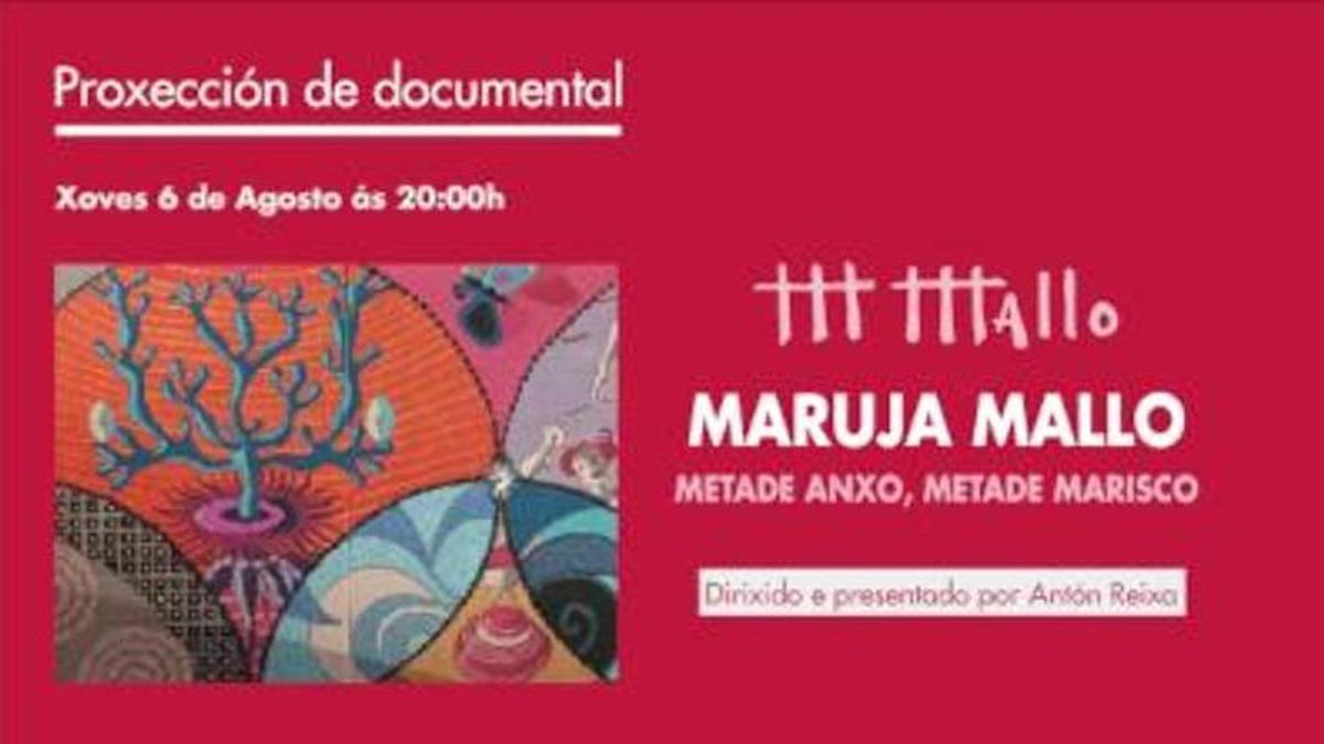 Cartel de «Maruja Mallo. Metade anxo, metade marisco»