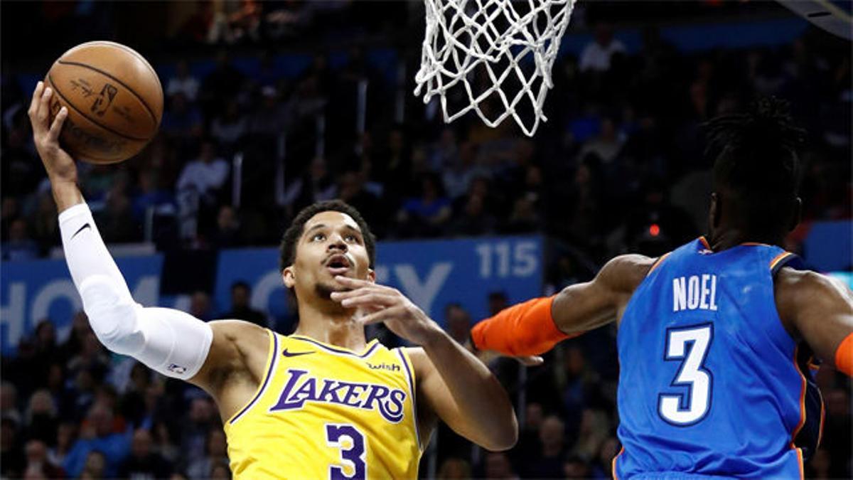 Los Lakers se llevaron la victoria ante Oklahoma