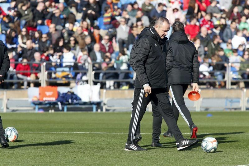 Partido de entrenamiento del Real Zaragoza en La Romareda