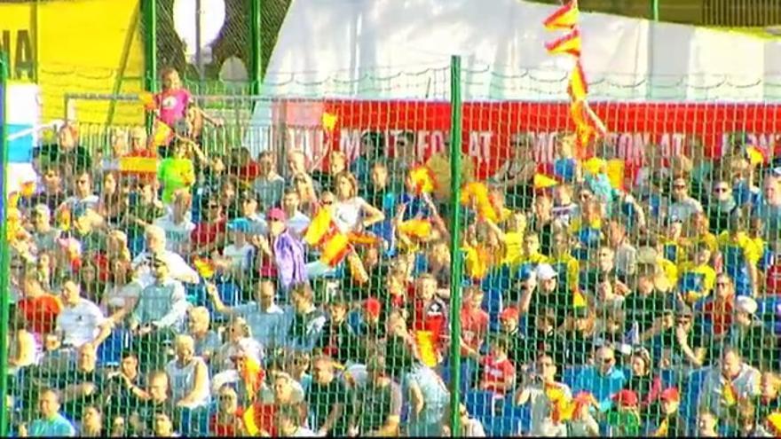 VÍDEO / Primer entrenamiento de la Roja en Austria