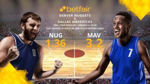 Denver Nuggets vs. Dallas Mavericks: horario, TV, estadísticas, clasificación y pronósticos