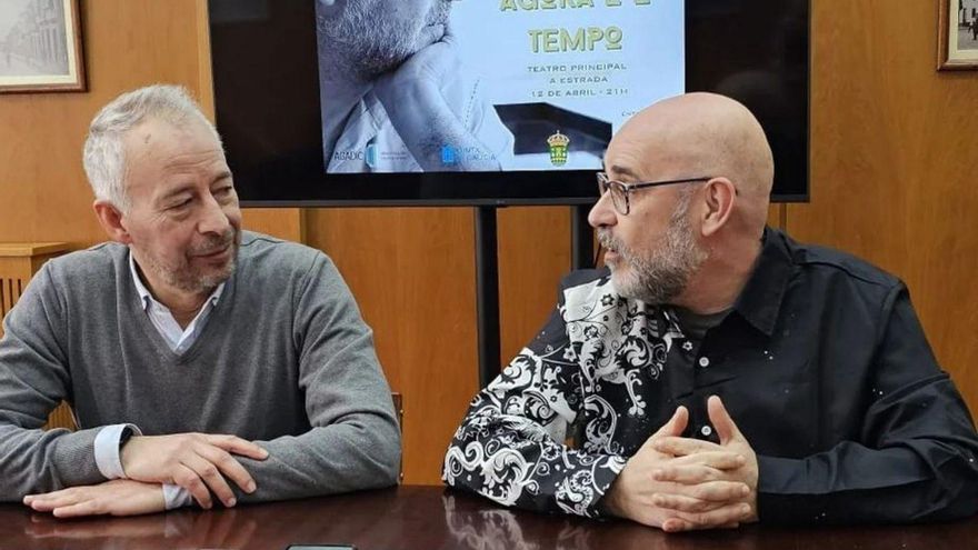 Juan Constenla y Francisco Castro, ayer, en rueda de prensa.