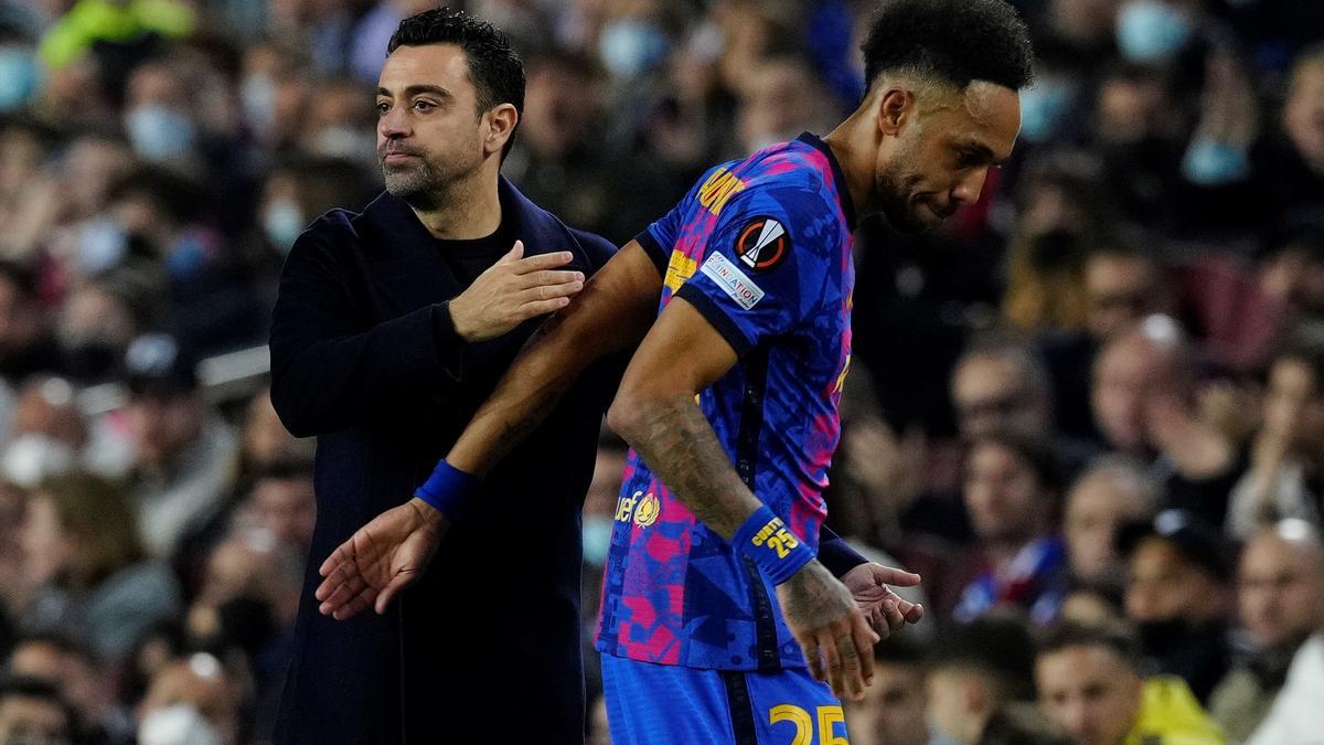 Xavi prepara un nuevo rol para un Aubameyang muy motivado