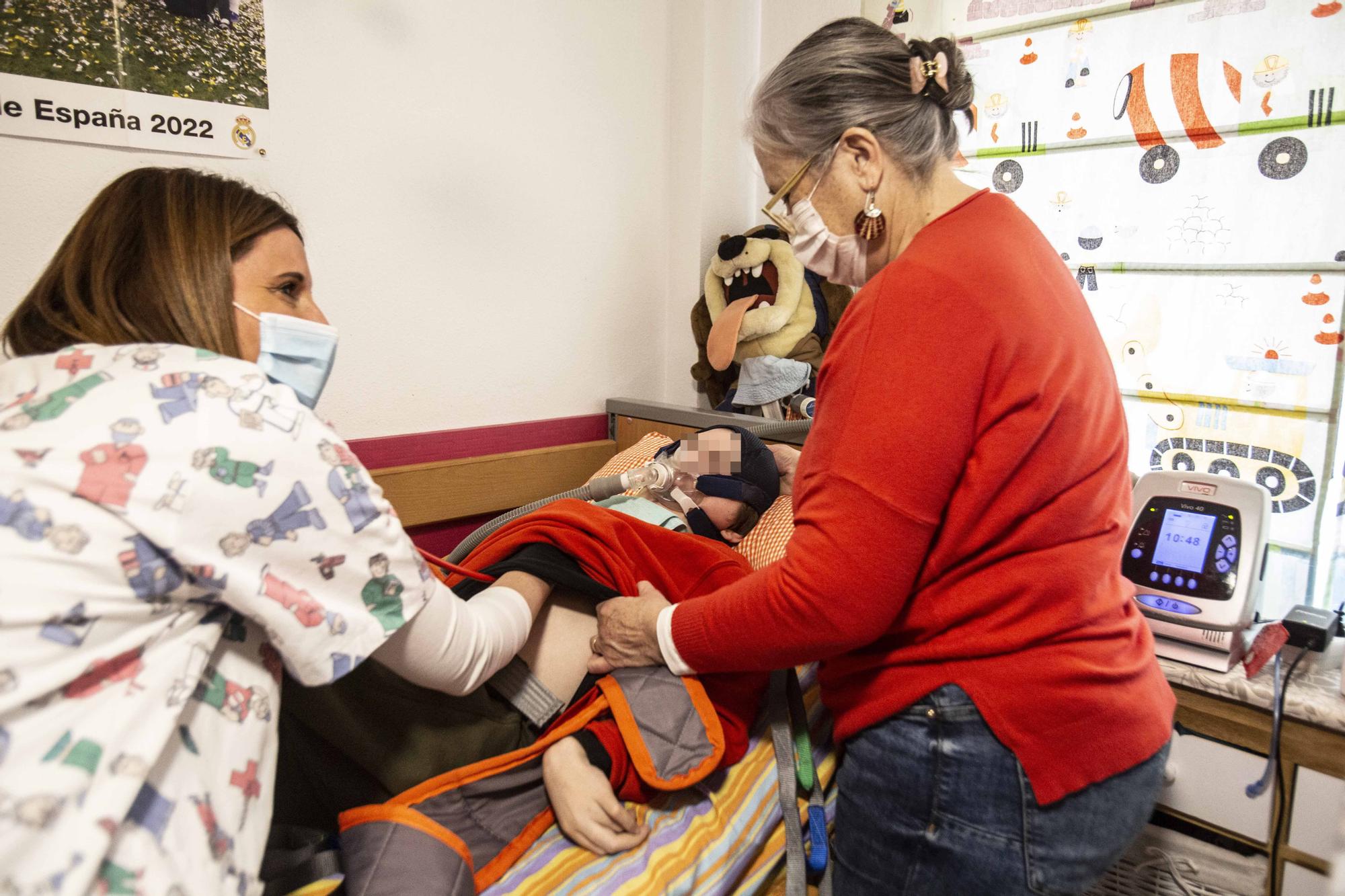 Siete de cada diez niños atendidos a domicilio son pacientes con graves enfermedades neurológicas