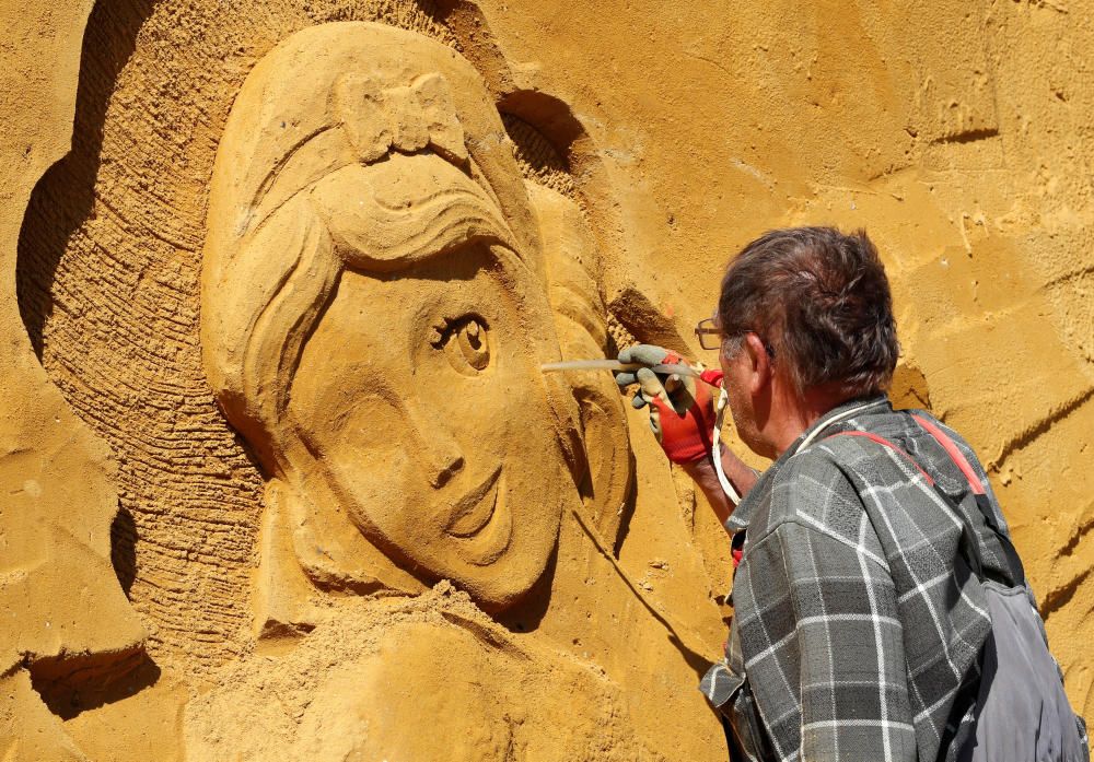 Festival d'escultures de sorra a Bèlgica