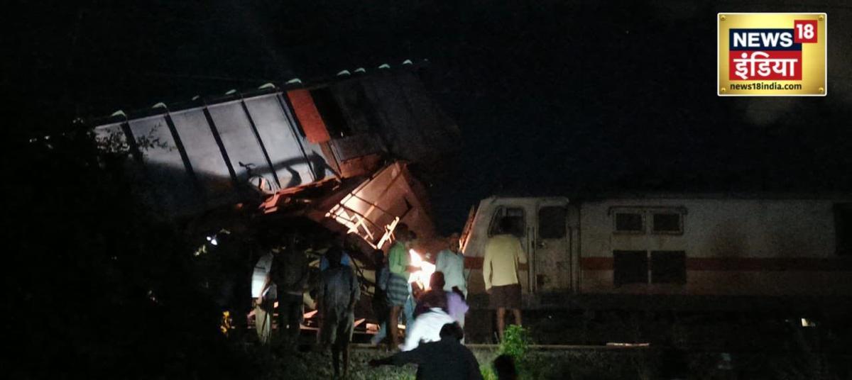 El accidente de tren sucedido en la India.