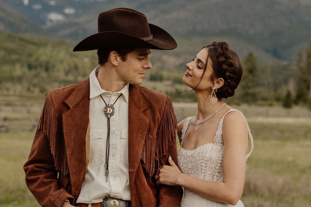 BODAS DE FAMOSAS La sensacional boda cowboy que ha conquistado