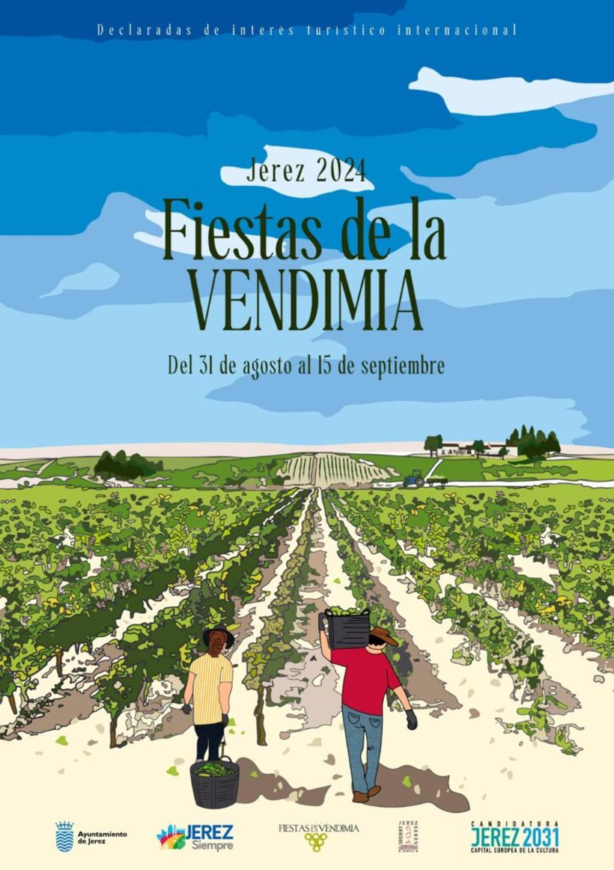 Cartel de las Fiestas de la Vendimia 2024