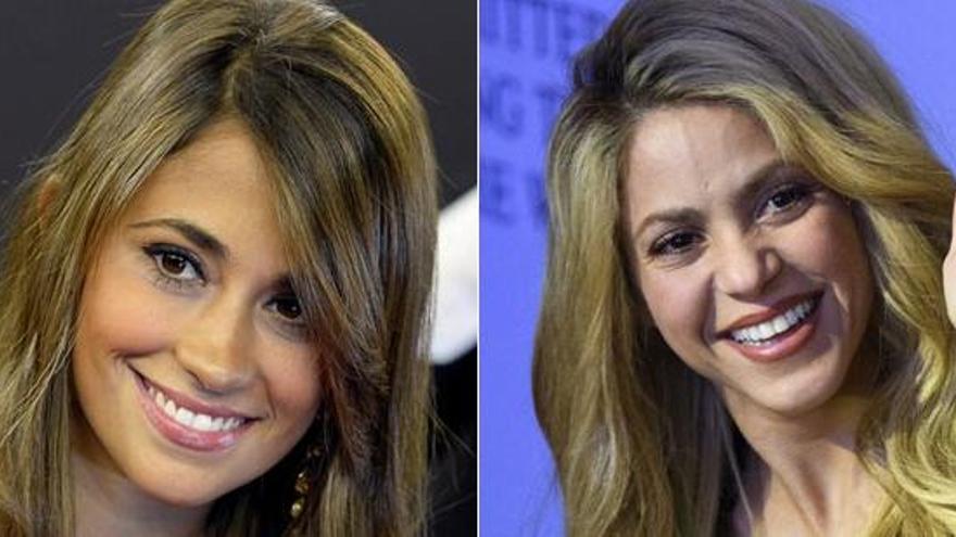 Antonella Rocuzzo i Shakira.