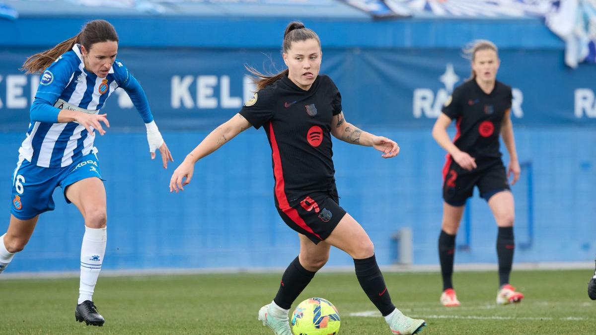 Claudia Pina se mostró muy orgullosa del juego de su equipo.