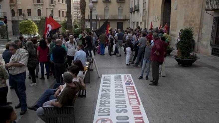 Manifestación contra el Tratado Transatlántico