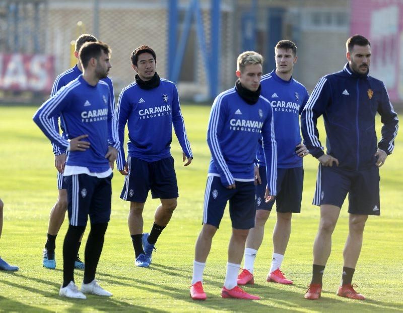 Entrenamiento del Real Zaragoza (7-2-2020)