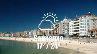 El tiempo en Sanxenxo: previsión meteorológica para hoy, lunes 10 de agosto