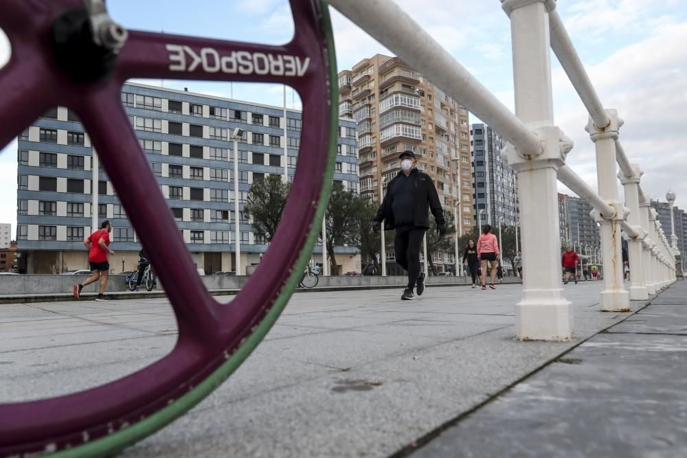 Inicio de la desescalada en Gijón