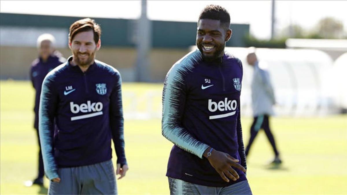 El Barça vuelve al trabajo con Messi y Umtiti