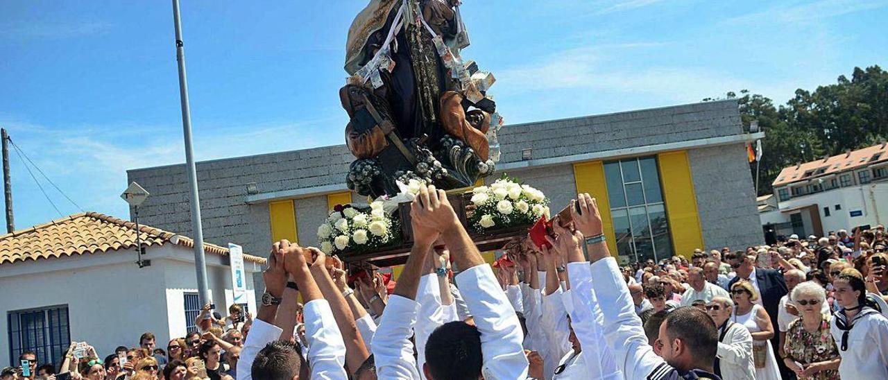 Las Festas do Carme de A Illa se reducen a la mínima expresión este año.