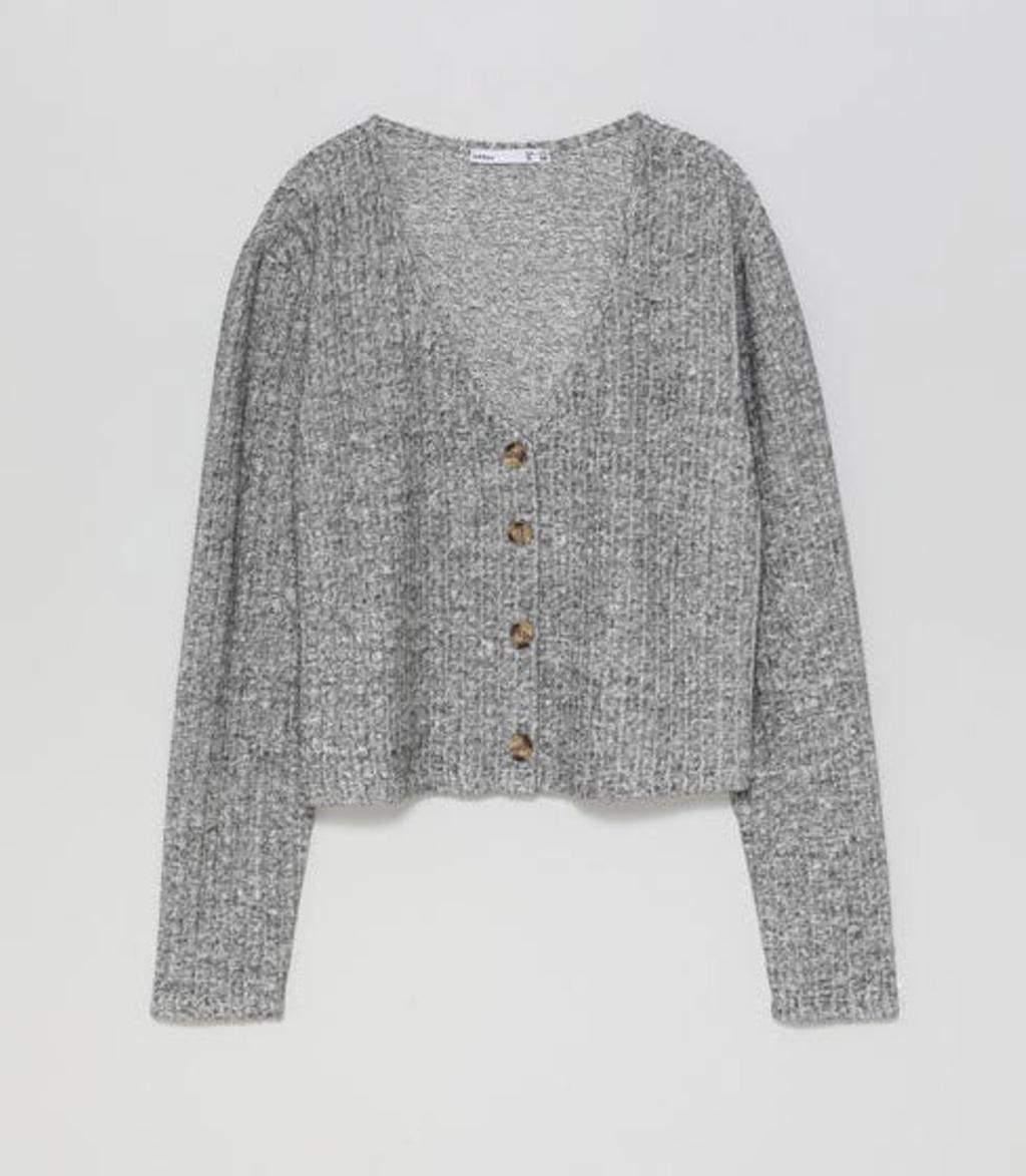 Chaqueta de punto canalé, de Lefties