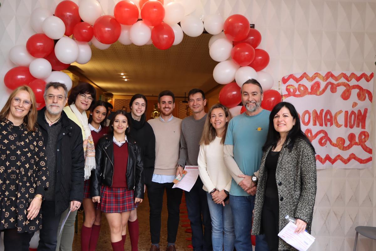 Jornada de donación de sangre en el colegio Natividad de Burjassot