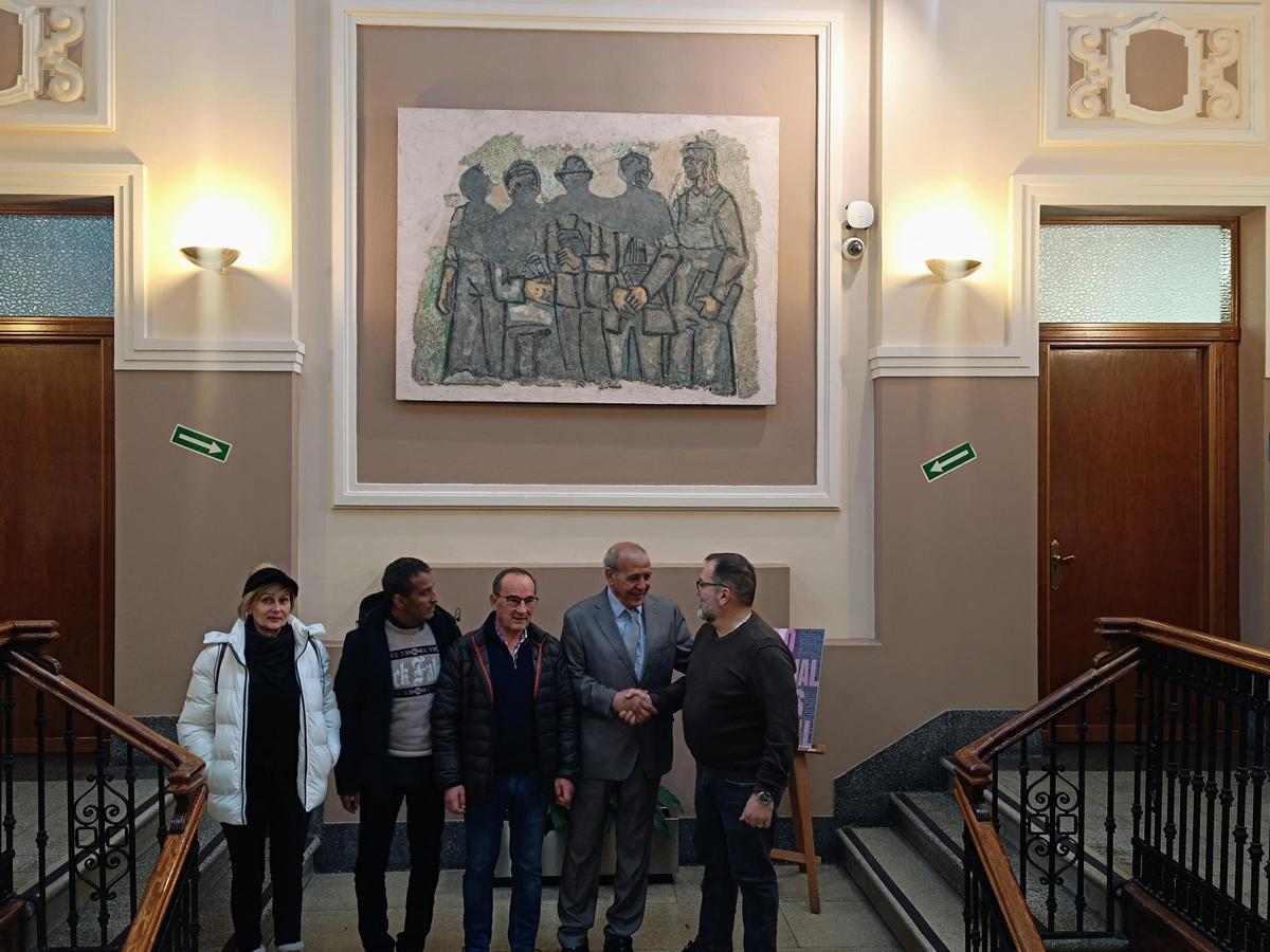 El encuentro celebrado en el Ayutamiento de Langreo.