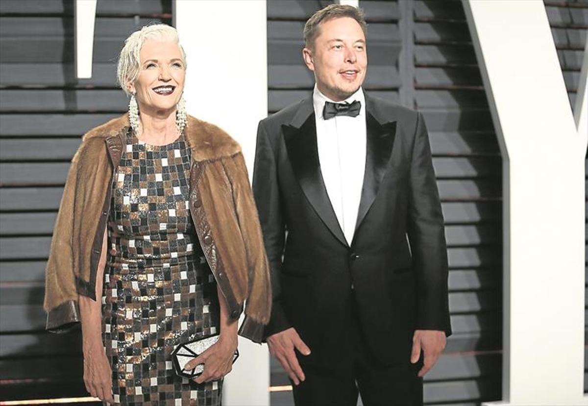 La madre modelo y dietista del ‘marciano’ Elon Musk