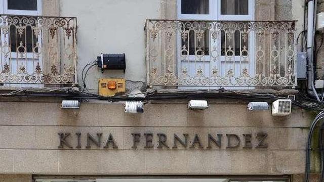 Exterior de la tienda de Kina Fernández en la calle Real.