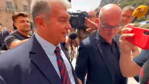 Laporta no suelta prenda sobre Nico Williams: “Sois incorregibles”