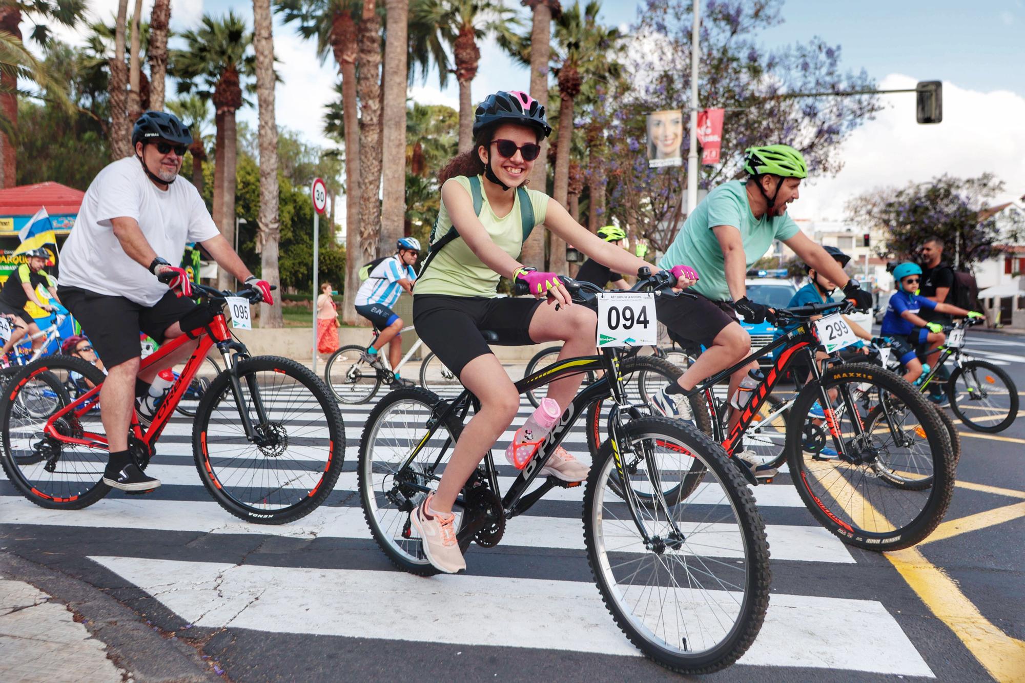 Fiesta de la bicicleta en Santa Cruz de Tenerife